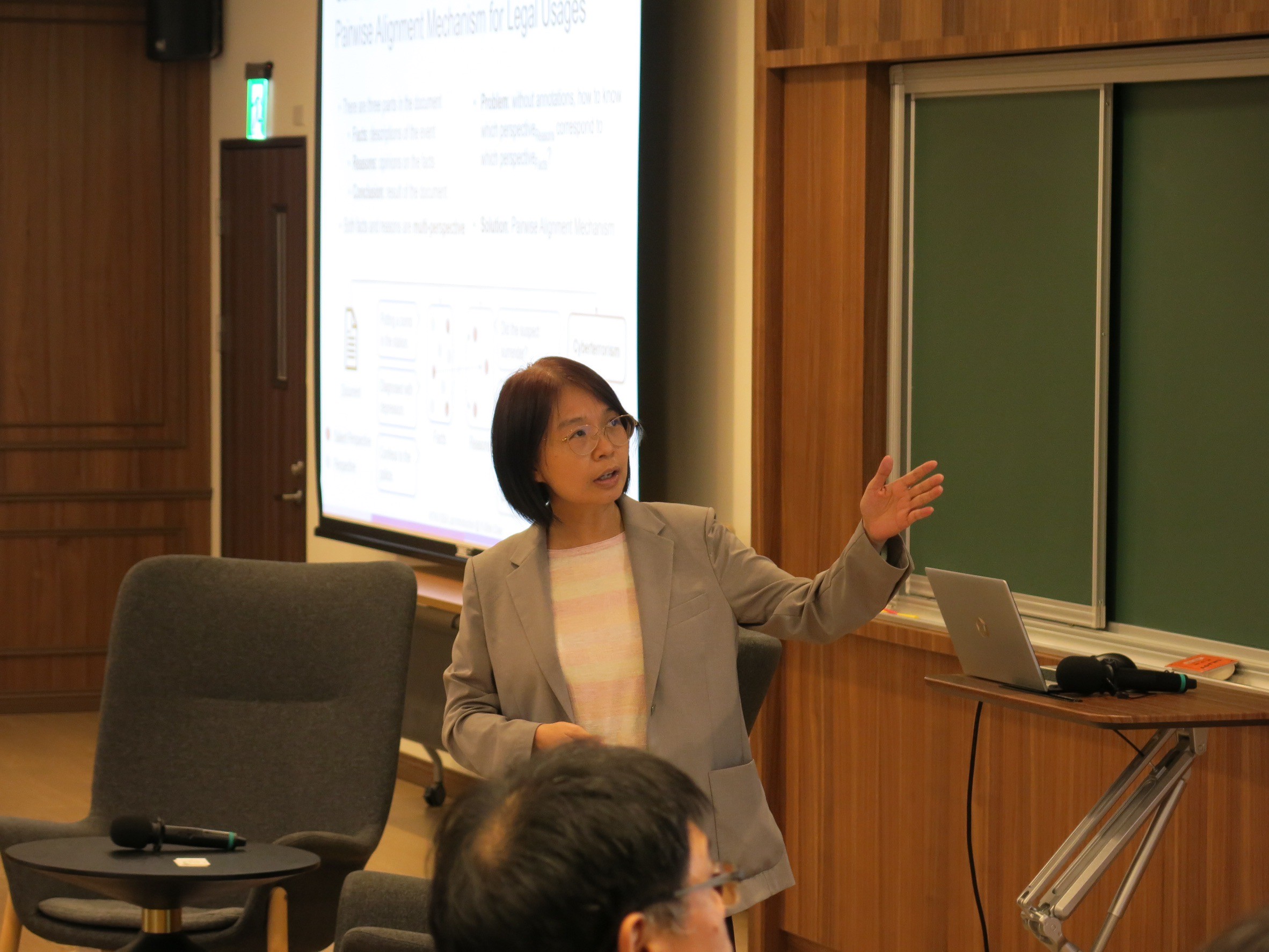 圖6_清華大學資訊工程學系陳宜欣教授分享研究結果